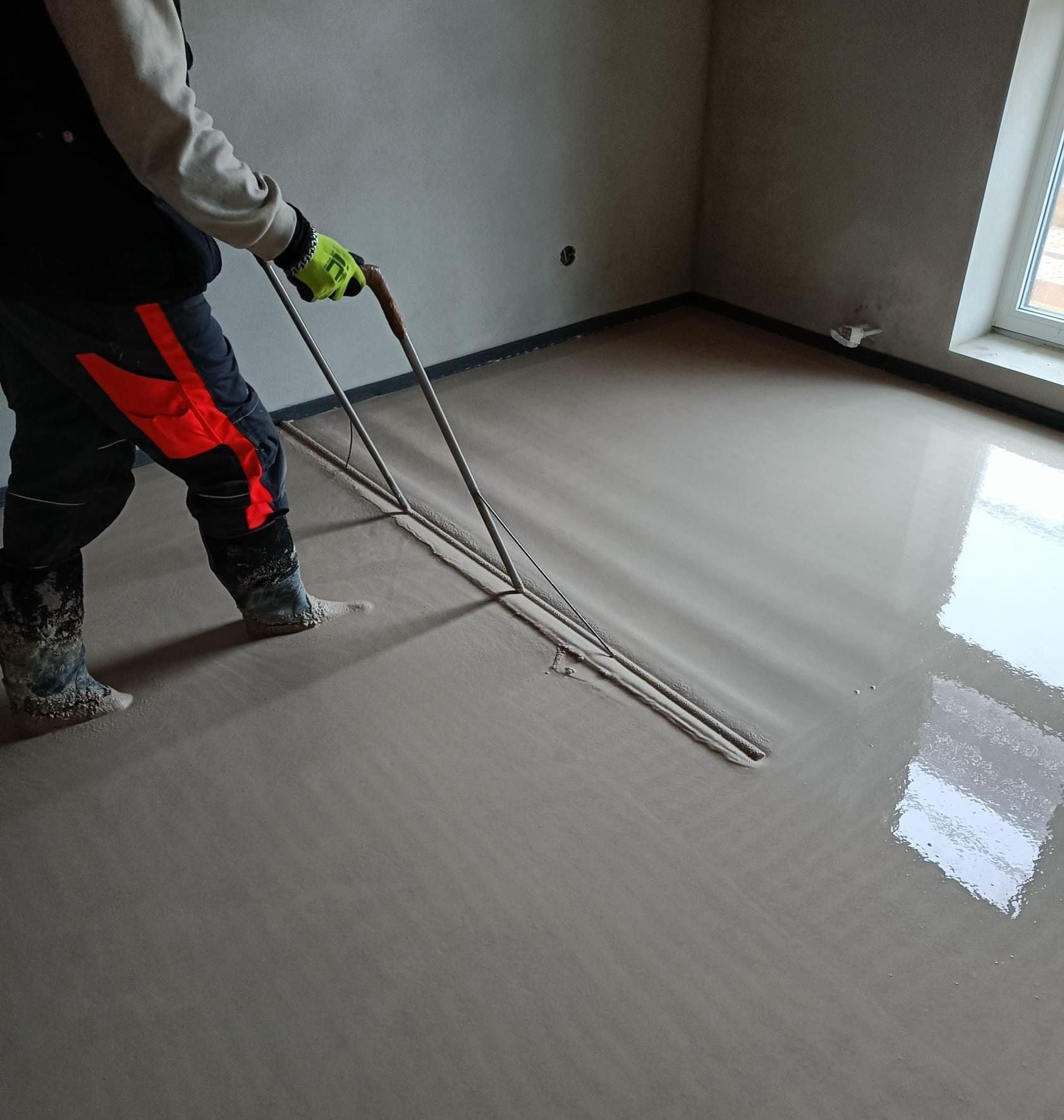 Realizace anhydritové lité podlahy Mixfloor